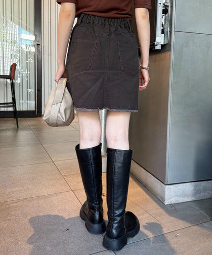 【CIAOPANIC TYPY】迷你中長半身裙