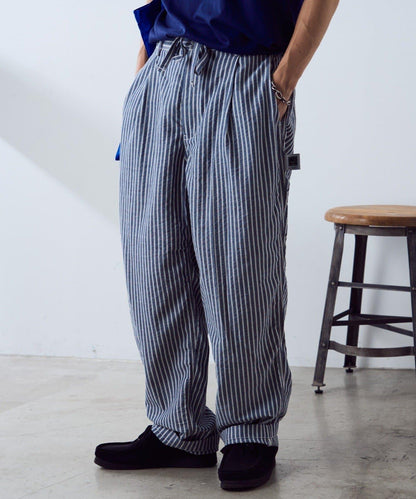 【PATTIPATTI】褶皺寬鬆工裝褲