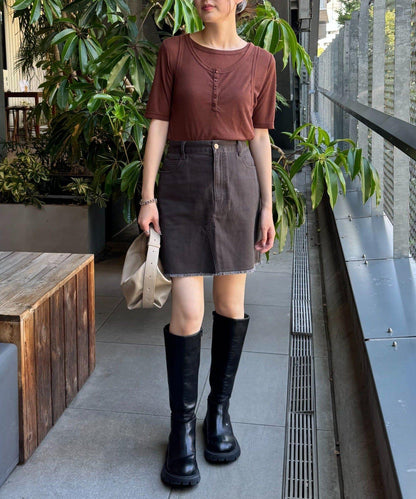 【CIAOPANIC TYPY】迷你中長半身裙