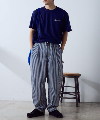 【PATTIPATTI】褶皺寬鬆工裝褲