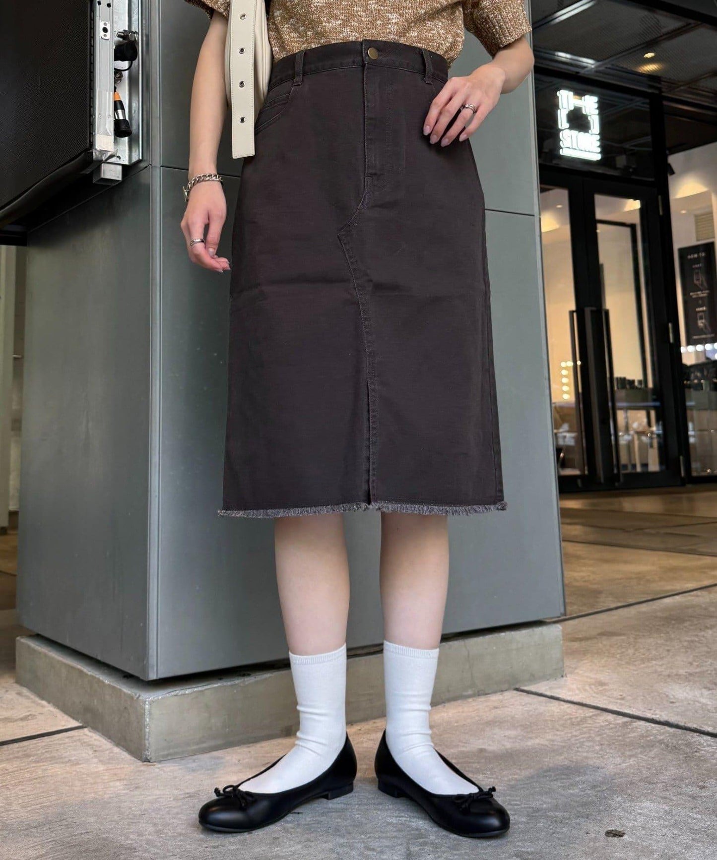 【CIAOPANIC TYPY】迷你中長半身裙