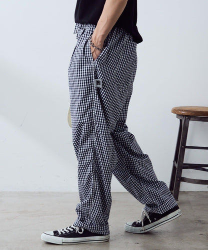 【PATTIPATTI】褶皺寬鬆工裝褲