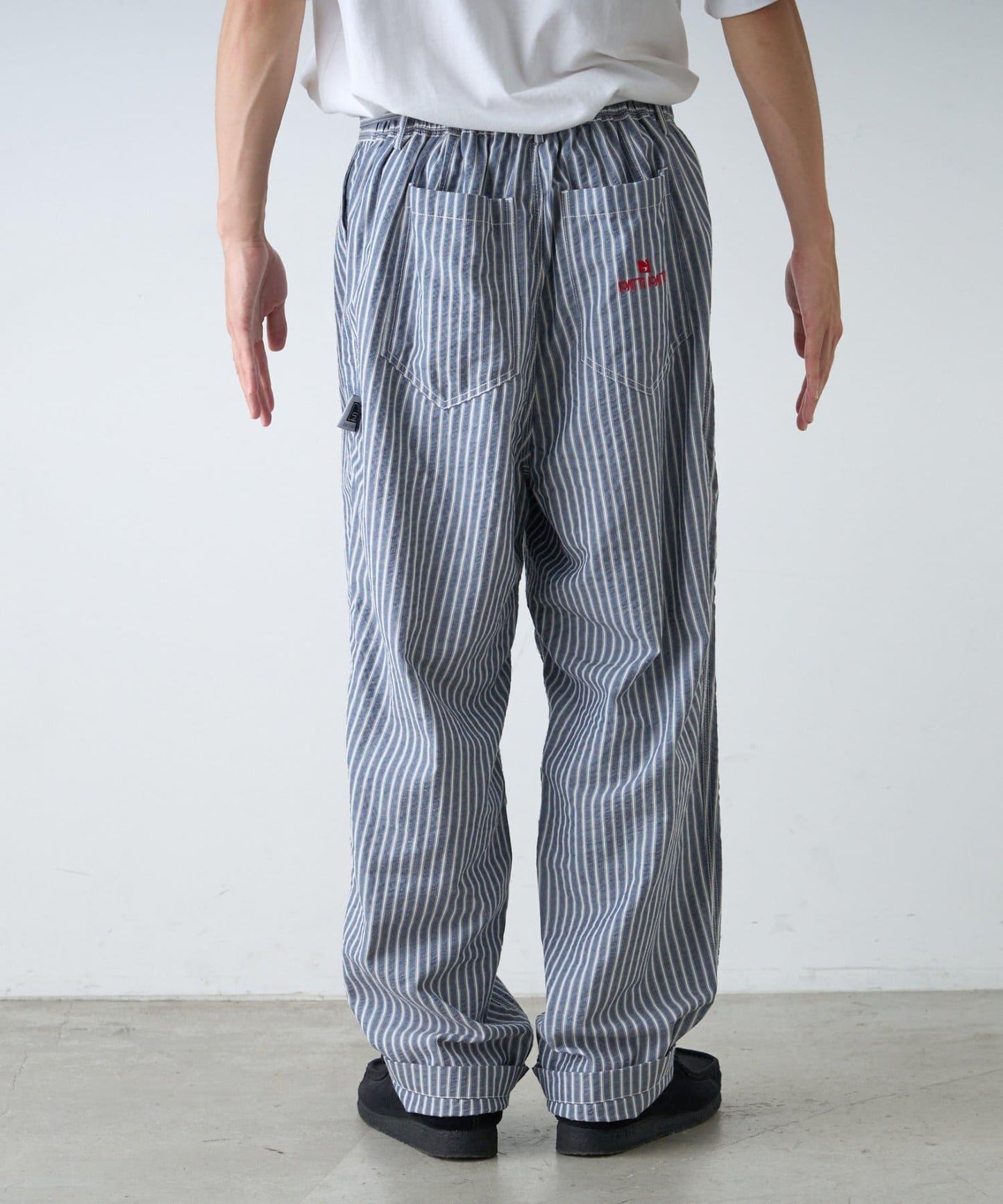 【PATTIPATTI】褶皺寬鬆工裝褲