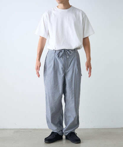 【PATTIPATTI】褶皺寬鬆工裝褲