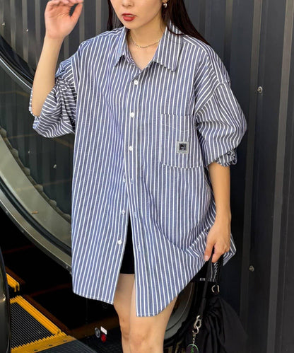 【PATTIPATTI】男女同款寬鬆襯衫