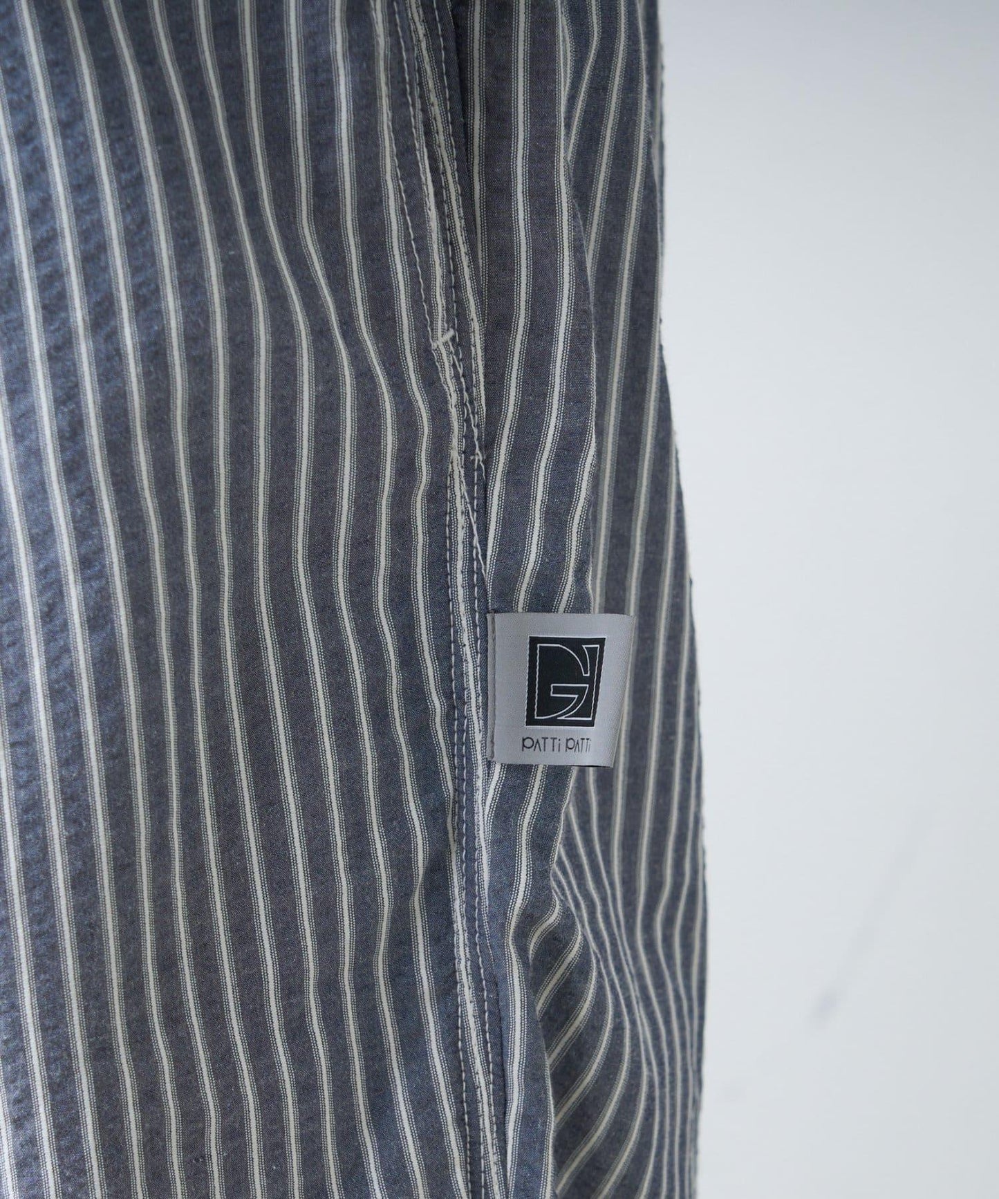 【PATTIPATTI】褶皺寬鬆工裝褲
