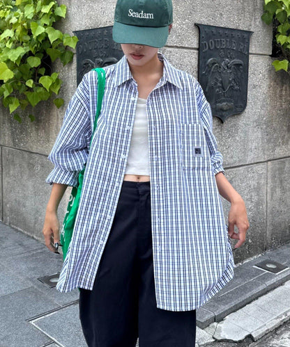 【PATTIPATTI】男女同款寬鬆襯衫