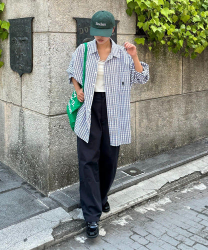 【PATTIPATTI】男女同款寬鬆襯衫