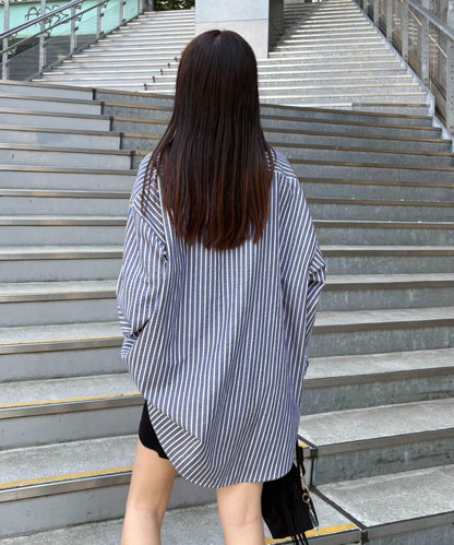 【PATTIPATTI】男女同款寬鬆襯衫