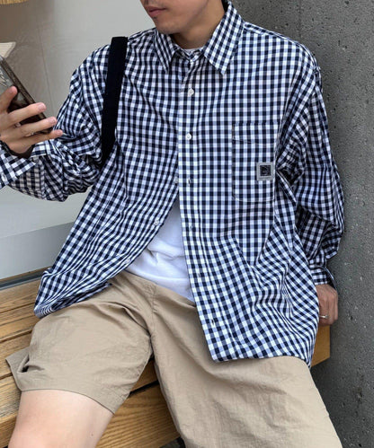 【PATTIPATTI】男女同款寬鬆襯衫