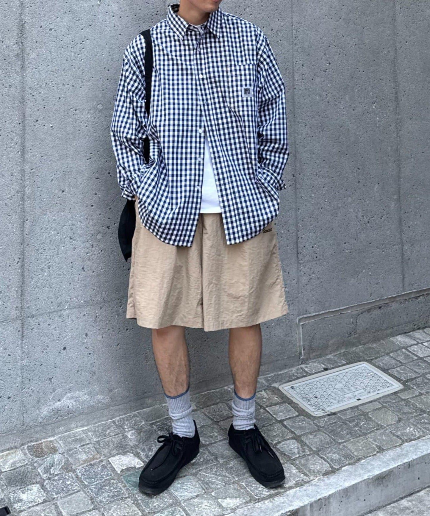 【PATTIPATTI】男女同款寬鬆襯衫