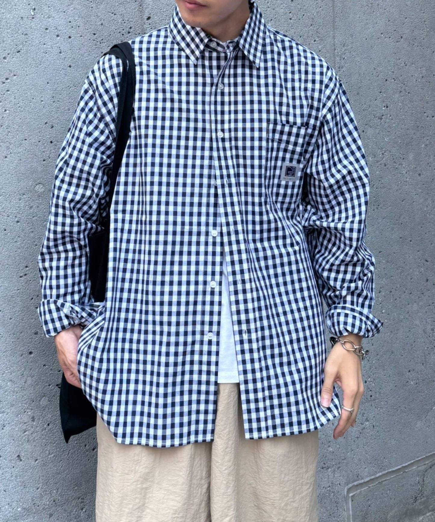 【PATTIPATTI】男女同款寬鬆襯衫