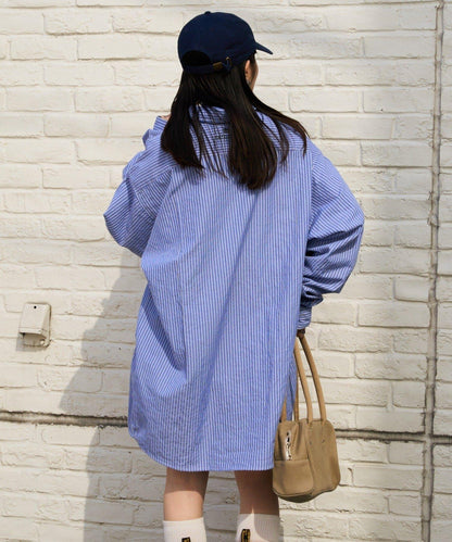 【PATTIPATTI】男女同款寬鬆襯衫