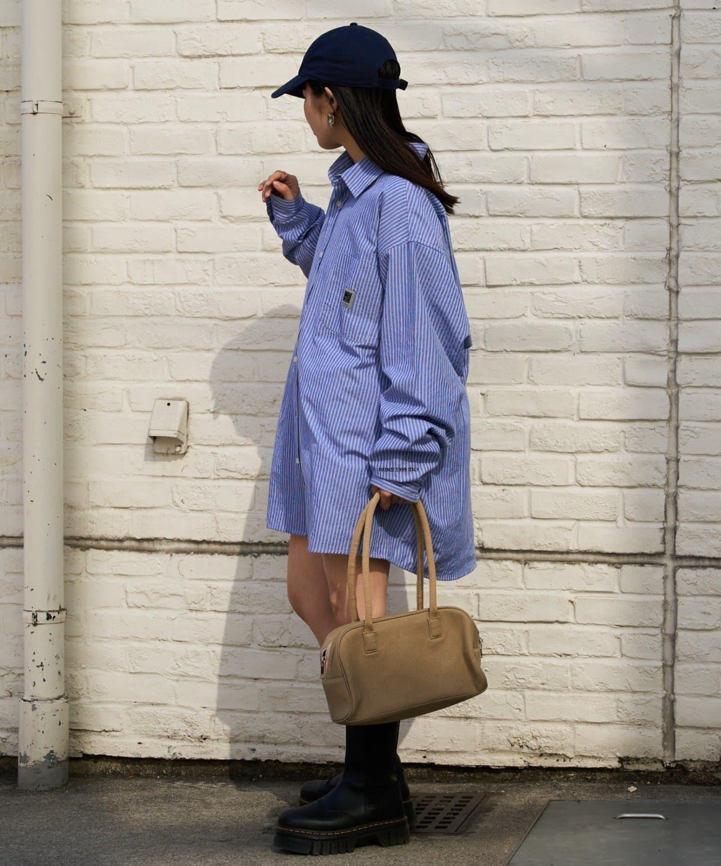 【PATTIPATTI】男女同款寬鬆襯衫