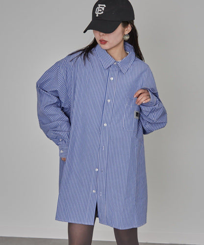 【PATTIPATTI】男女同款寬鬆襯衫