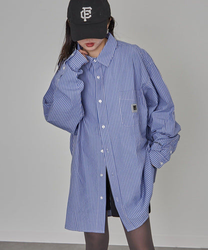 【PATTIPATTI】男女同款寬鬆襯衫