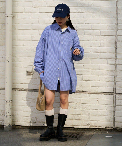 【PATTIPATTI】男女同款寬鬆襯衫