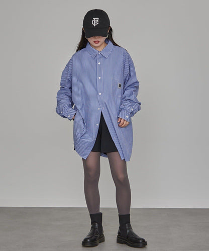 【PATTIPATTI】男女同款寬鬆襯衫