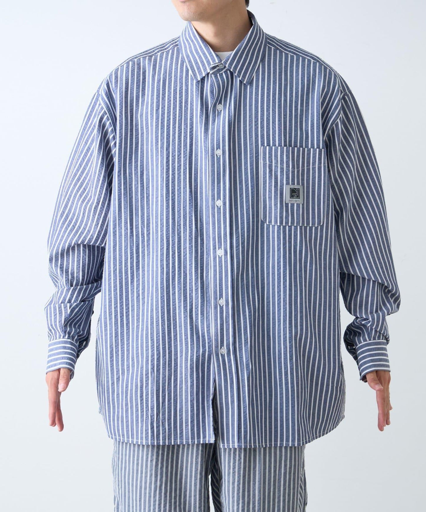 【PATTIPATTI】男女同款寬鬆襯衫