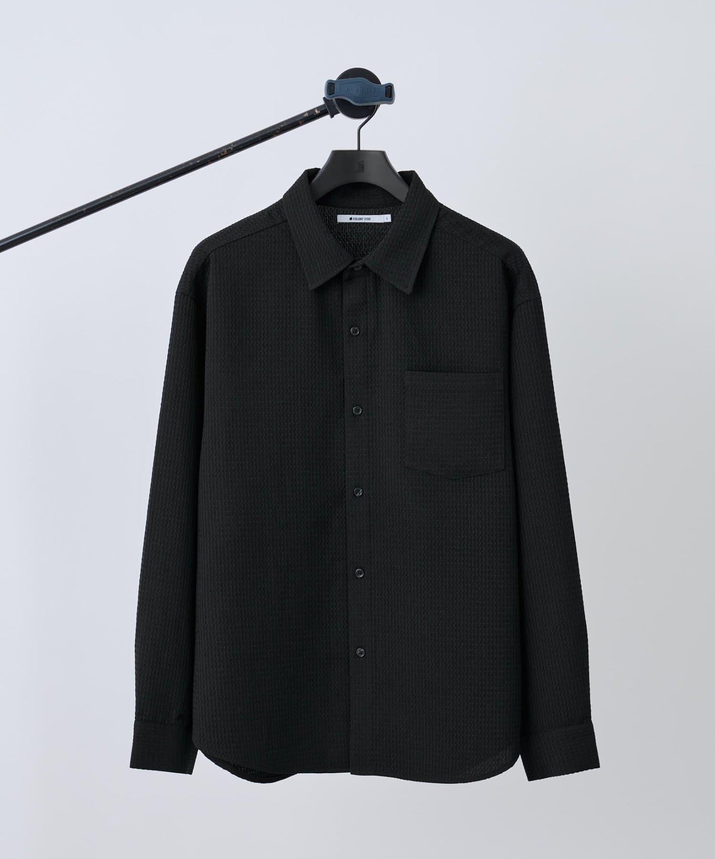 【AW】大圖案壓花長袖襯衫