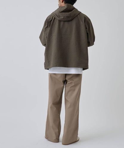 【AW】斜紋布雙褶西褲