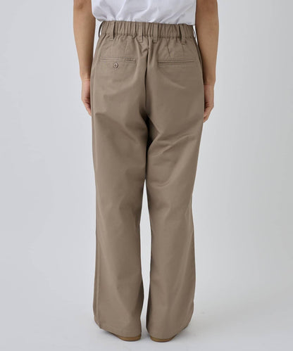 【AW】斜紋布雙褶西褲