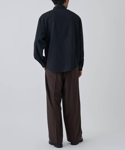 【AW】大圖案壓花長袖襯衫