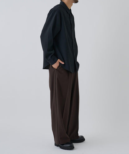 【AW】大圖案壓花長袖襯衫