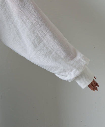 【AW】輕薄透視一字肩套頭衫