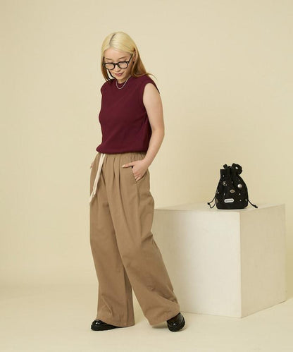 水洗工藝休閒錐形長褲