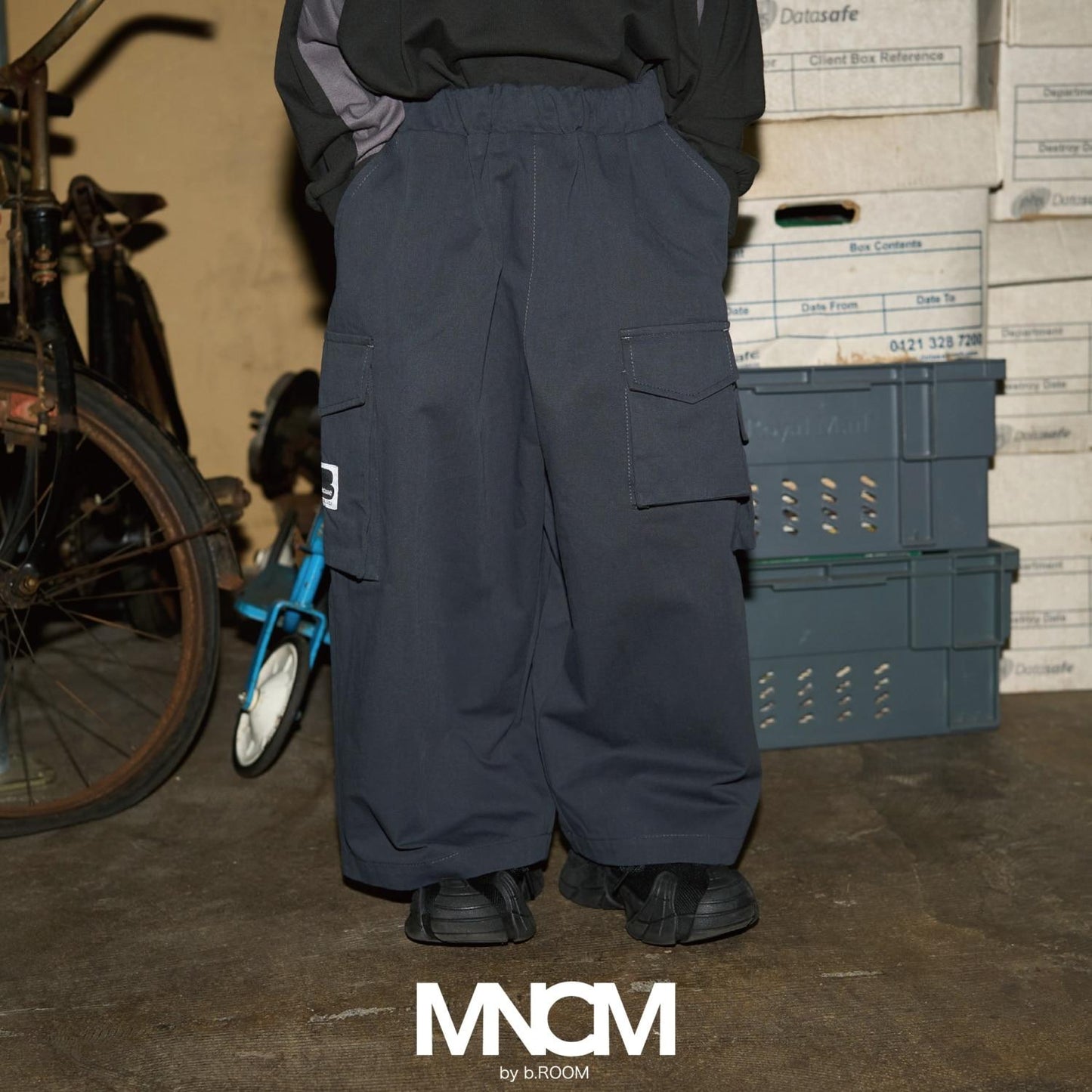 【MNCM】寬鬆工裝褲