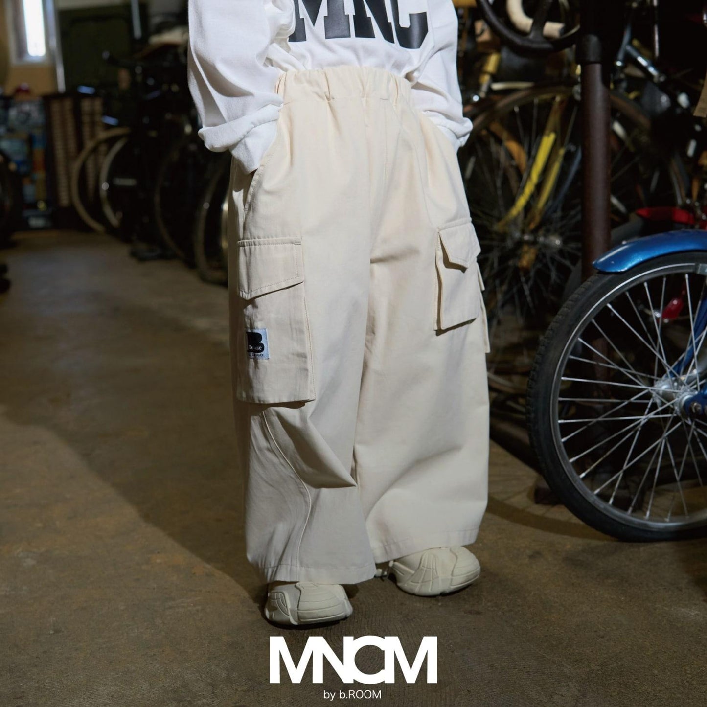 【MNCM】寬鬆工裝褲