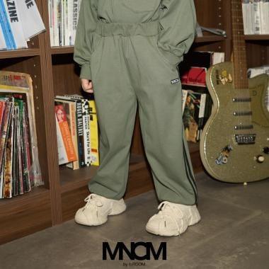 【MNCM】【可成套】【舒適天竺】寬鬆側邊條紋長褲