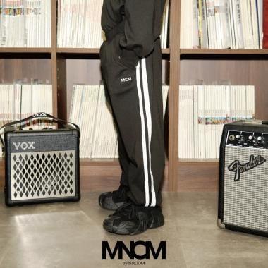 【MNCM】【可成套】【舒適天竺】寬鬆側邊條紋長褲