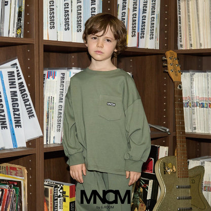 【MNCM】【可成套】【舒適天竺棉】口袋寬鬆T恤