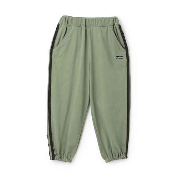 【MNCM】【可成套】【舒適天竺】寬鬆側邊條紋長褲