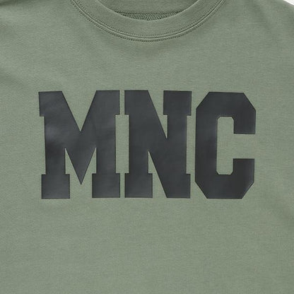 【MNCM】【舒適天竺】字母印花寬鬆T恤