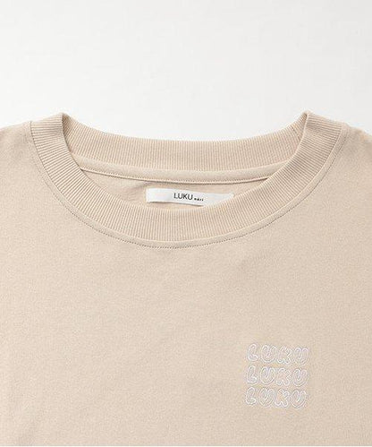 logo刺繡寬鬆T恤