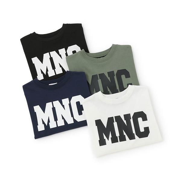 【MNCM】【舒適天竺】字母印花寬鬆T恤