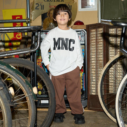 【MNCM】【舒適天竺】字母印花寬鬆T恤