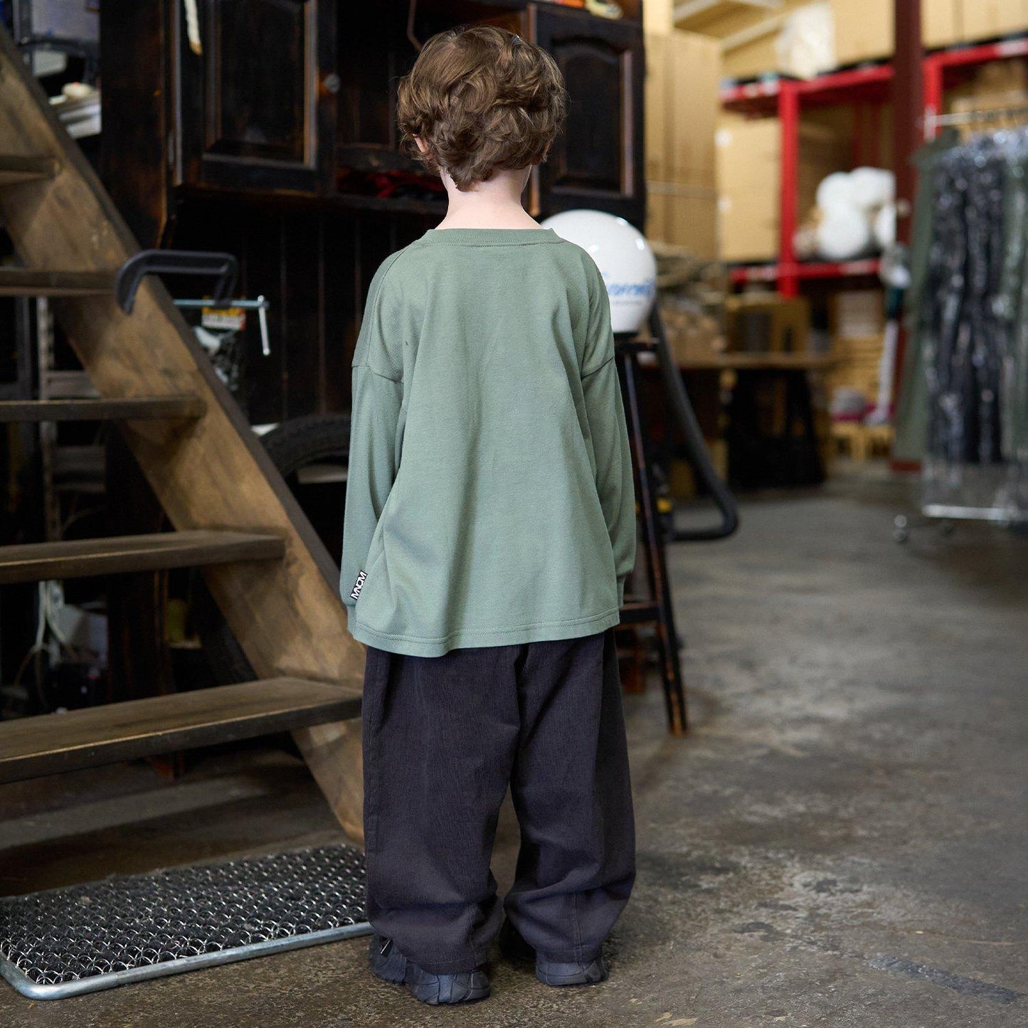 【MNCM】【舒適天竺】字母印花寬鬆T恤