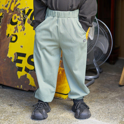 【MNCM】【可成套】【舒適天竺】寬鬆側邊條紋長褲