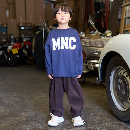 【MNCM】【舒適天竺】字母印花寬鬆T恤