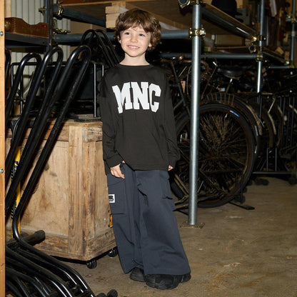 【MNCM】【舒適天竺】字母印花寬鬆T恤