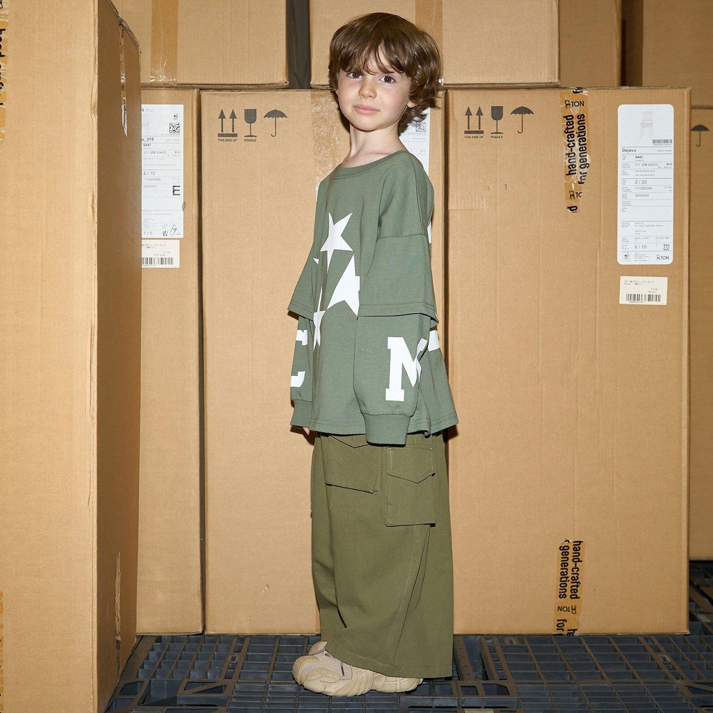 【MNCM】寬鬆工裝褲