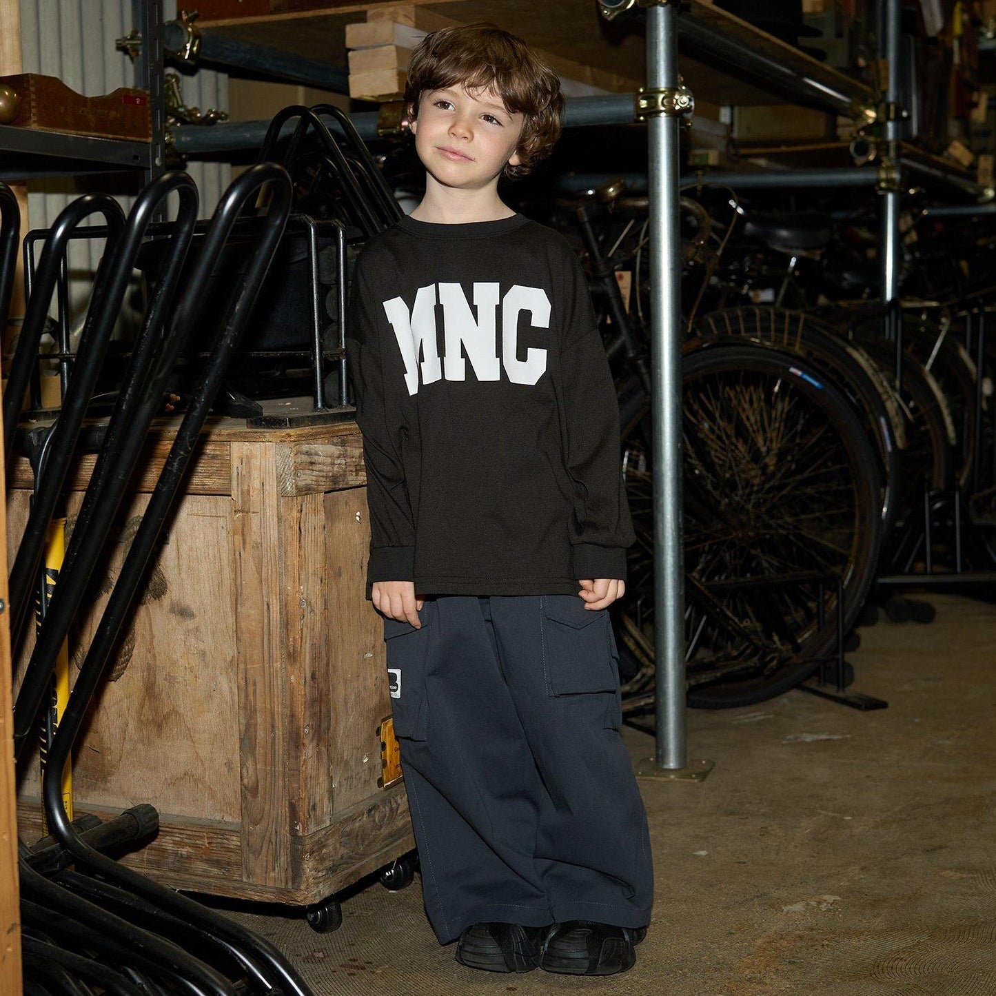 【MNCM】寬鬆工裝褲