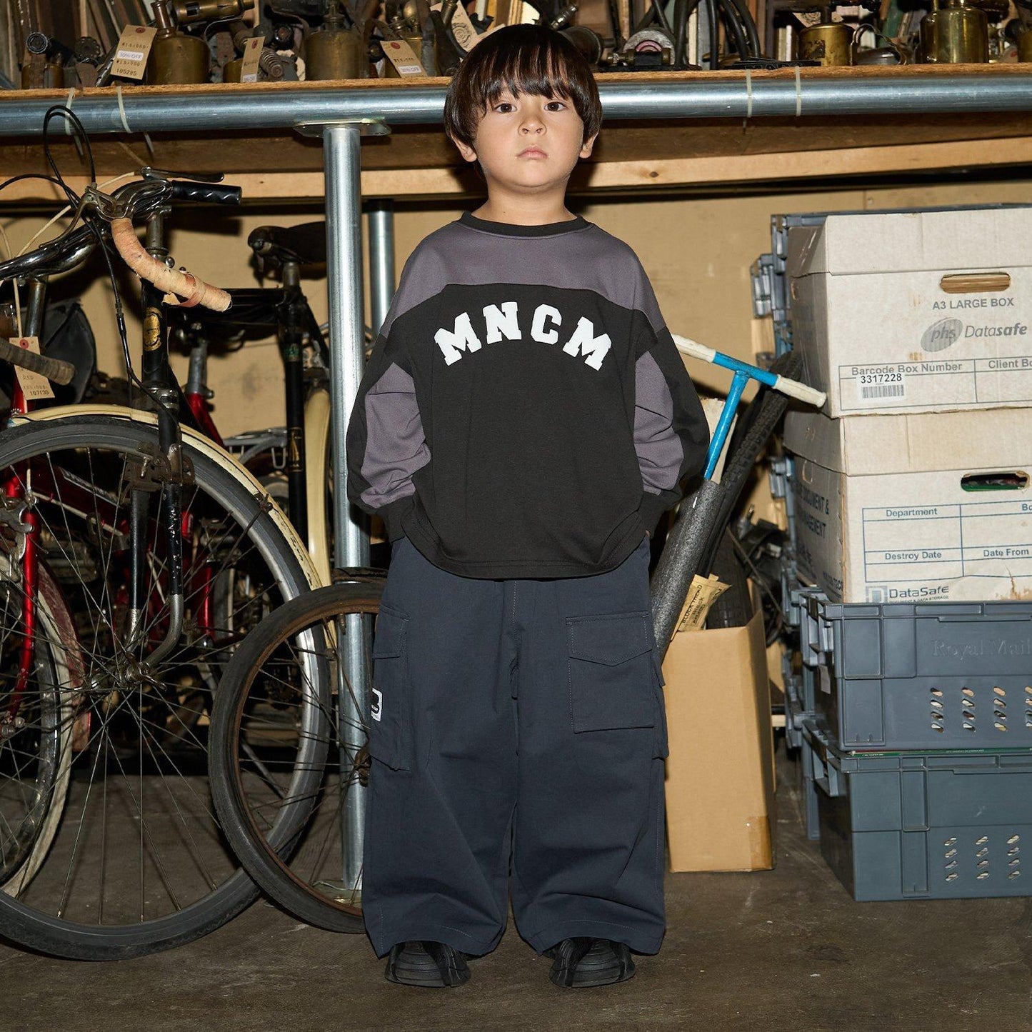 【MNCM】寬鬆工裝褲