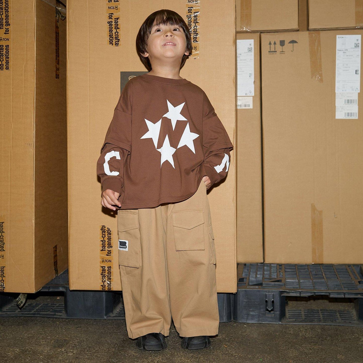 【MNCM】寬鬆工裝褲