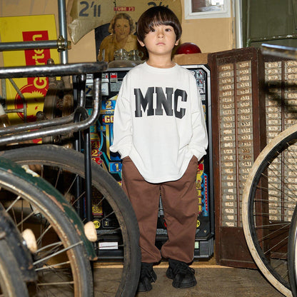 【MNCM】【可成套】【舒適天竺】寬鬆側邊條紋長褲