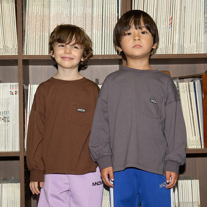 【MNCM】【可成套】【舒適天竺棉】口袋寬鬆T恤